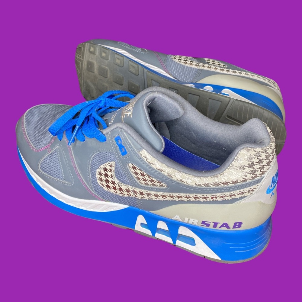 original nike air stab - flint grey & varsity blue